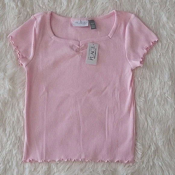 Children's Place/Sugar & Jade Summer Short Sleeve Tops & Shorts Girls Size 10 - Picture 3 of 10